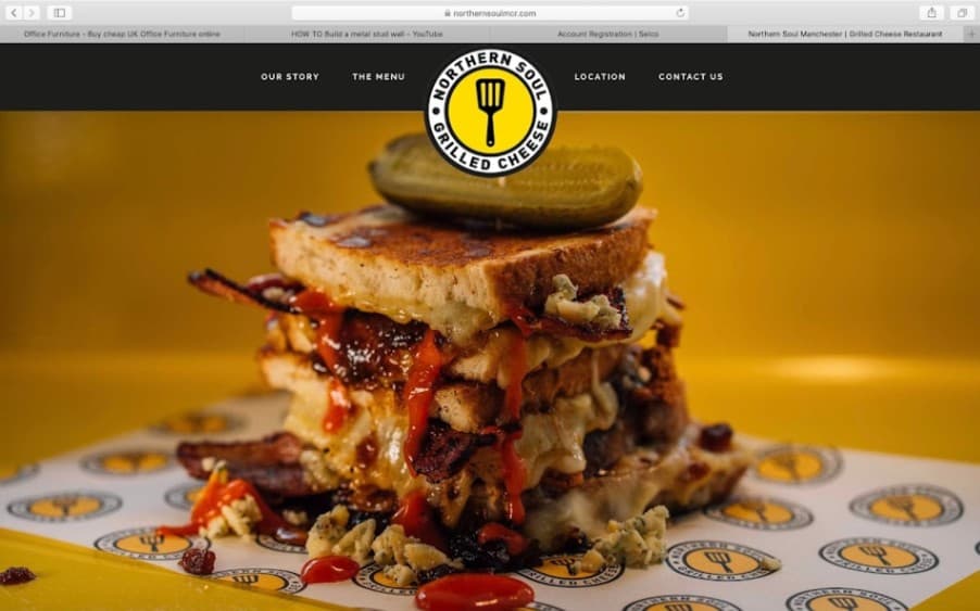 Northern Soul Grilled Cheese - Halal restaurant